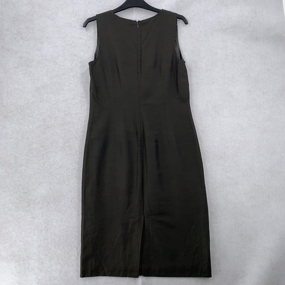 Ann Taylor Loft‎ Sheath Dress Silk Rayon Blend Gray Knee Length Womens Size 6 - Picture 7 of 7